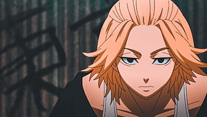 Mikey from Tokyo Revengers Anime Character Close-Up Portrait HD wallpaper