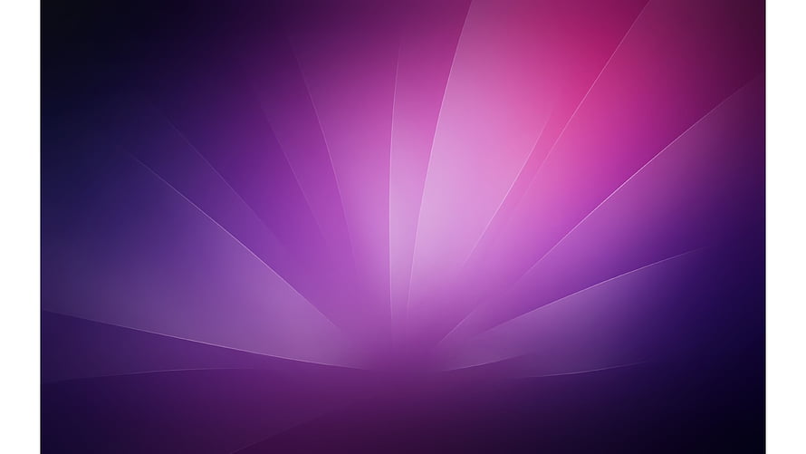 Abstract Purple Gradient with Radiating Light Beams and Soft Glow HD wallpaper