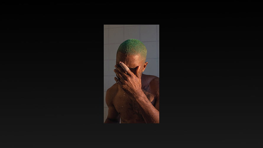Frank Ocean Blonde Album Cover Artwork Portrait HD wallpaper