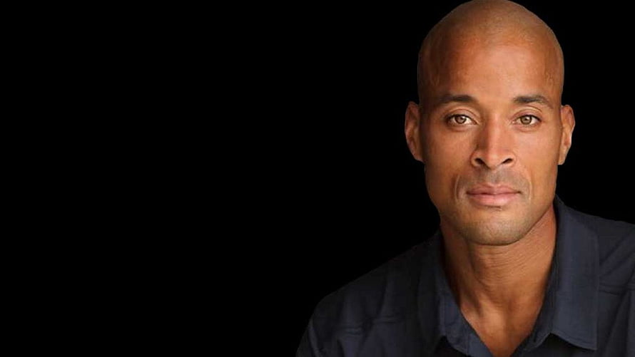 David Goggins Studio Portrait Against Black Background HD wallpaper