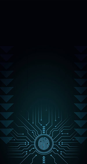 Fingerprint Circuit Board Technology Lock Screen Wallpaper HD phone wallpaper