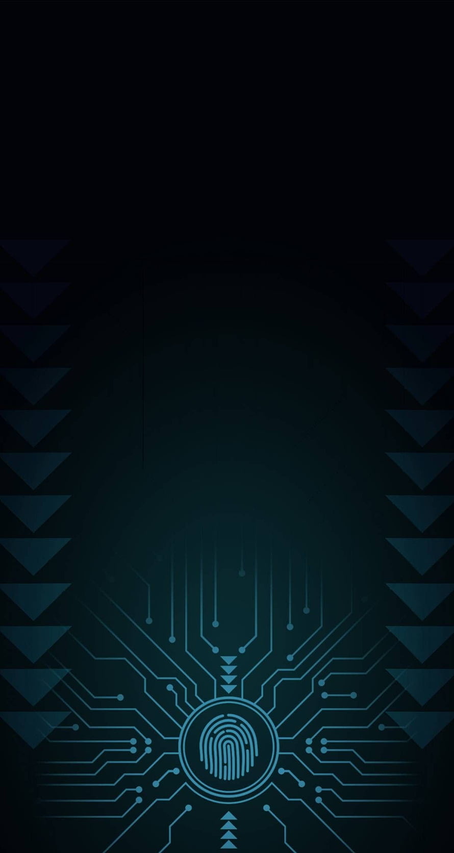 Fingerprint Circuit Board Technology Lock Screen Wallpaper HD phone wallpaper
