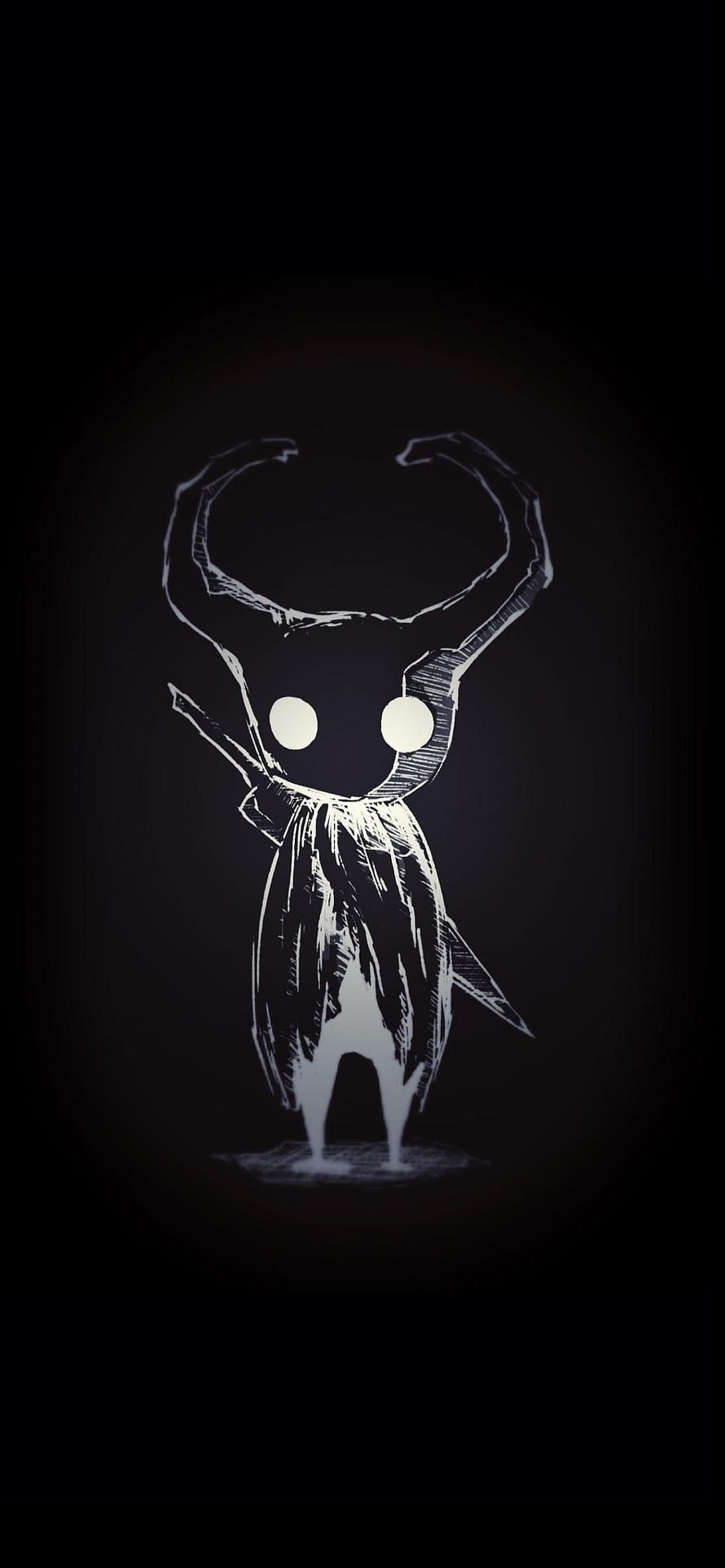 Hollow Knight Silksong Hornet Character Art on Dark Background HD phone wallpaper