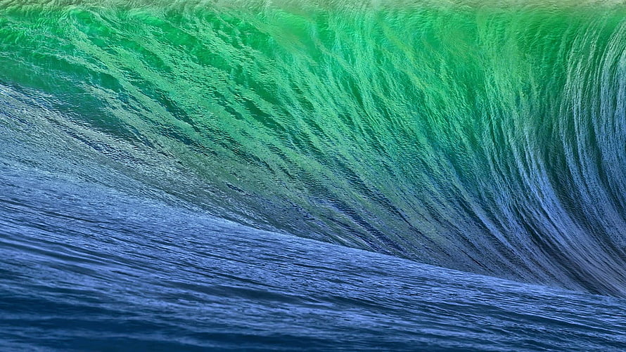 Vibrant Green and Blue Ocean Wave Curling in a Perfect Barrel HD wallpaper