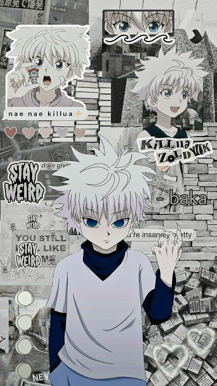 Killua Zoldyck from Hunter x Hunter Anime Wallpaper HD phone wallpaper