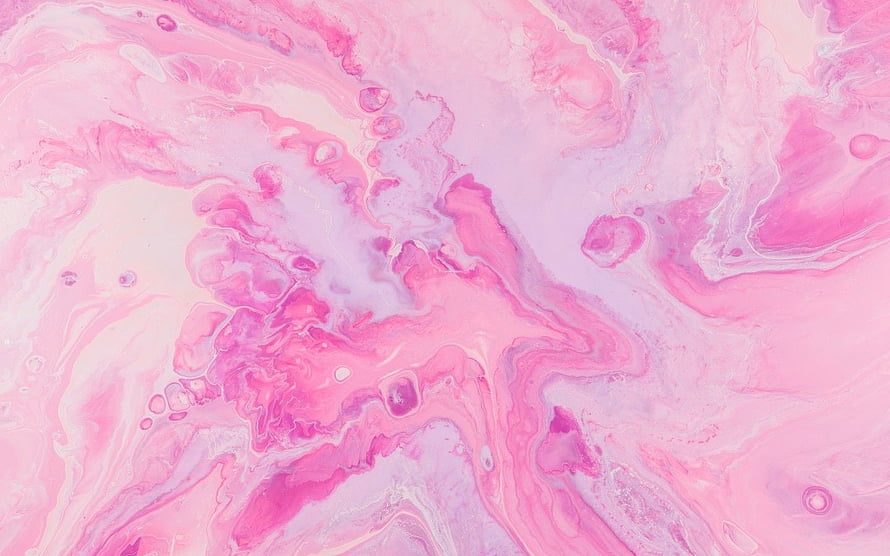 Soft Pink Liquid Marble Texture with Swirling Bubbles and Abstract Flow HD wallpaper
