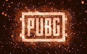 PlayerUnknowns Battlegrounds Glowing Logo With Fiery Sparks And Electric Energy Burst HD wallpaper