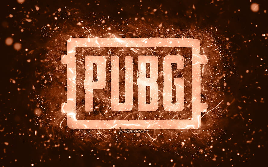 PlayerUnknowns Battlegrounds Glowing Logo With Fiery Sparks And Electric Energy Burst HD wallpaper
