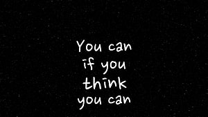 Motivational Quote on Starry Night Sky Background HD wallpaper