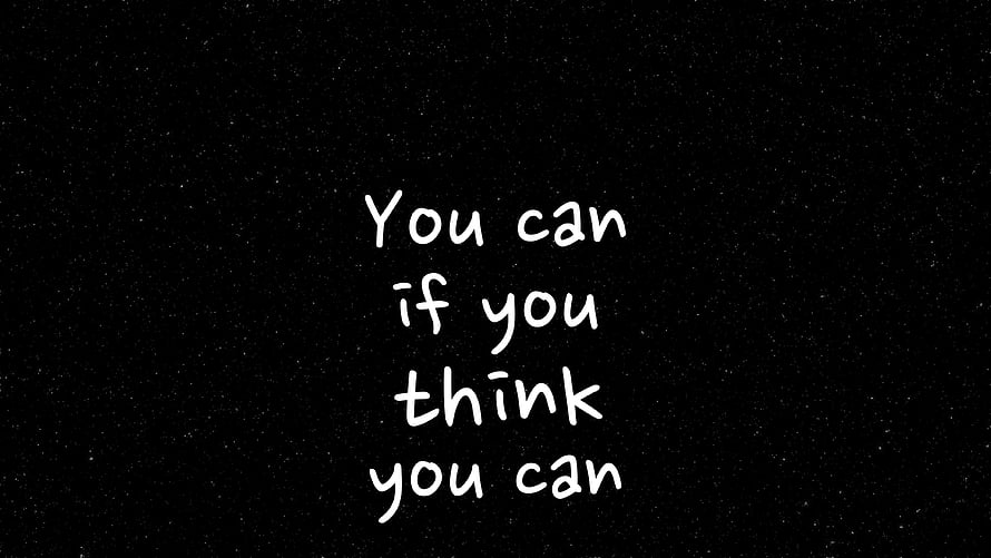 Motivational Quote on Starry Night Sky Background HD wallpaper