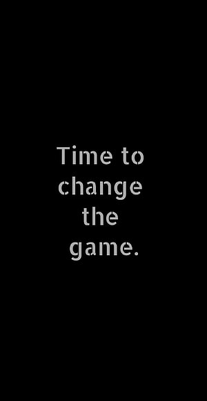 Minimalist Black Background with Bold Gray Motivational Quote Text HD phone wallpaper