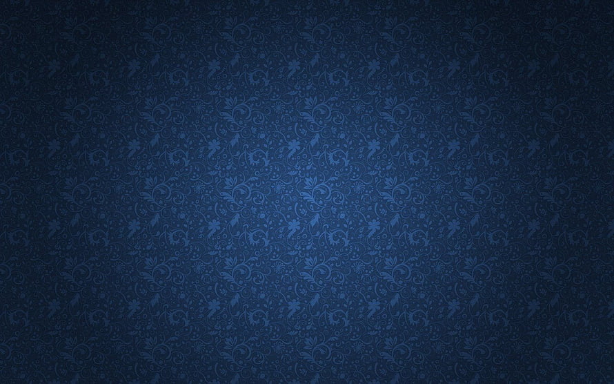 Dark Navy Floral Damask Pattern with Subtle Vintage Ornamental Motifs HD wallpaper