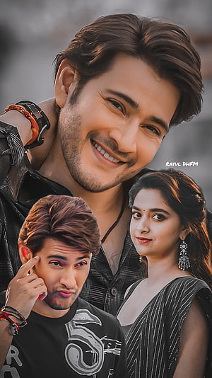 Mahesh Babu and Keerthy Suresh in Sarkaru Vaari Paata Cinematic Portrait HD phone wallpaper