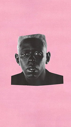 Tyler, The Creator Igor Album Art Portrait on Pink Background HD phone wallpaper