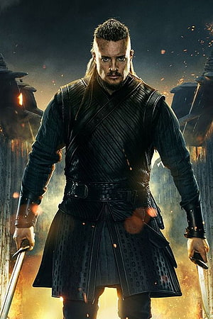 Alexander Dreymon as Uhtred in The Last Kingdom with Dual Swords HD phone wallpaper