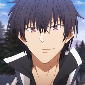 Anos Voldigoad Anime Character Portrait with Dark Hair and Red Eyes HD phone wallpaper