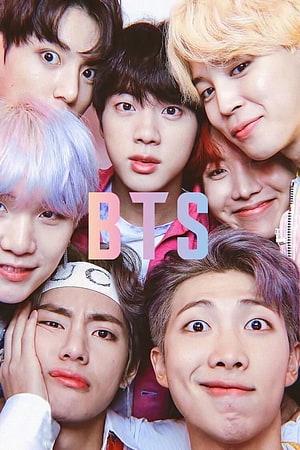 BTS Members Close-Up Group Portrait With Colorful Hair And Playful Expressions HD phone wallpaper