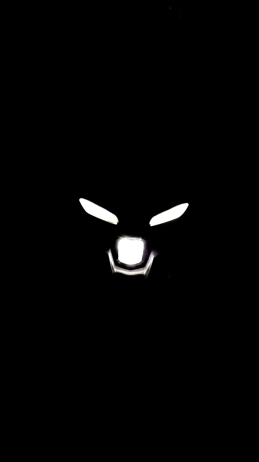 Yamaha MT15 Headlight Design in Dark Minimalist Style HD phone wallpaper