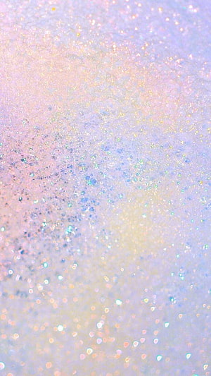 Pastel Holographic Bubble Texture with Soft Iridescent Sparkles and Delicate Foam Pattern HD phone wallpaper