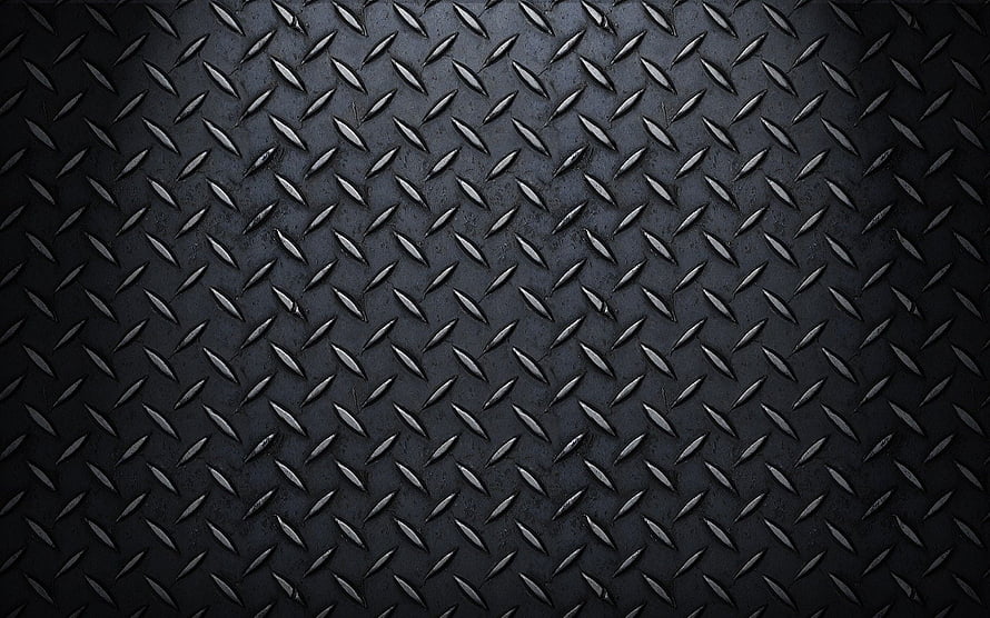 Dark Industrial Diamond Plate Steel Texture Background HD wallpaper