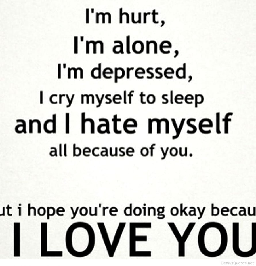 Emotional Text Quote About Heartbreak, Loneliness, and Unconditional Love HD phone wallpaper