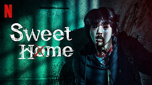 Sweet Home Season 2 Netflix Horror Drama Poster with Distressed Character HD wallpaper