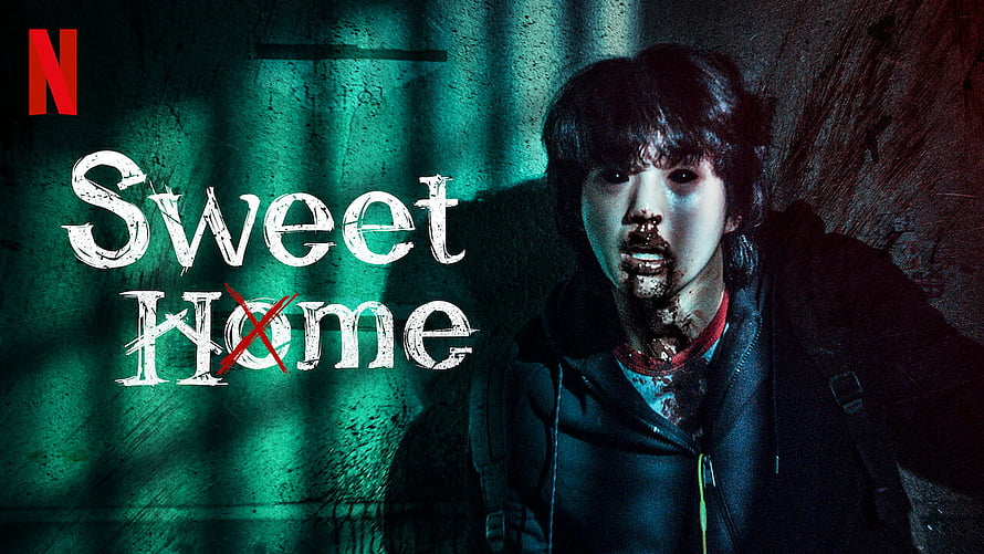 Sweet Home Season 2 Netflix Horror Drama Poster with Distressed Character HD wallpaper