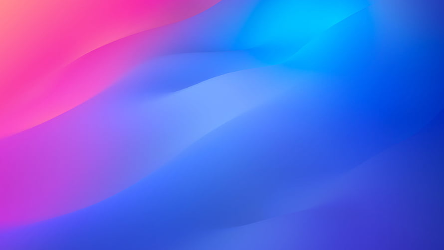 Vivo Abstract Gradient Wallpaper with Flowing Blue and Pink Waves HD wallpaper