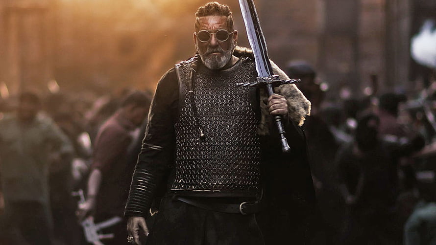Sanjay Dutt as Rocky in KGF Chapter 2 Medieval Warrior Scene HD wallpaper