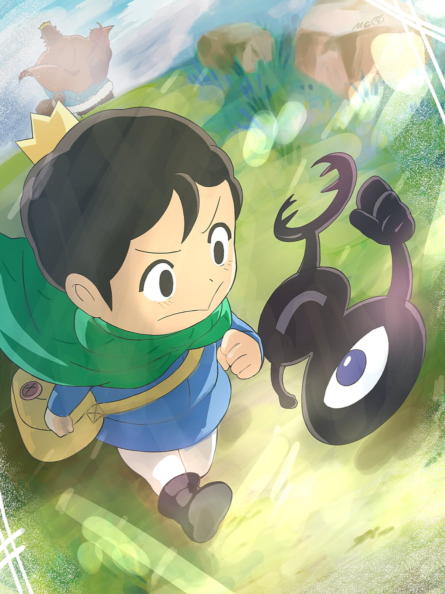 Bojji and the Goblin from Ranking of Kings Anime Adventure Scene HD phone wallpaper
