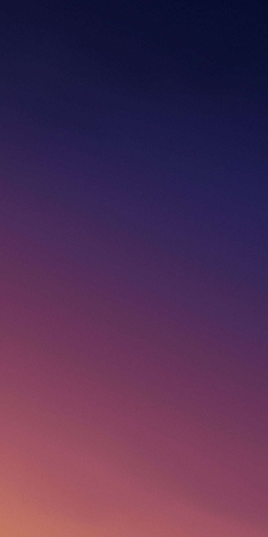 Minimalist Twilight Gradient Sky with Deep Purple and Warm Orange Hues HD phone wallpaper