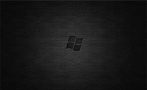 Windows Logo on Dark Textured Background Minimalist Desktop Wallpaper HD wallpaper