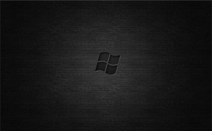 Windows Logo on Dark Textured Background Minimalist Desktop Wallpaper HD wallpaper