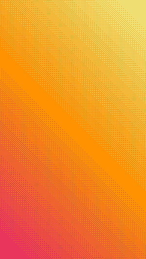 Vibrant Orange and Pink Halftone Dot Gradient Abstract Pattern HD phone wallpaper