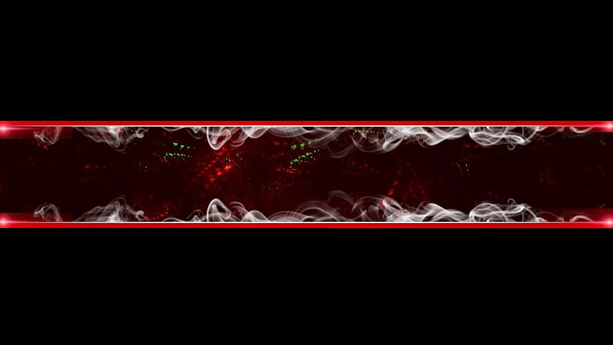 Dark Red Smoke Banner with Glowing Particles and White Wisps on Black Background HD wallpaper