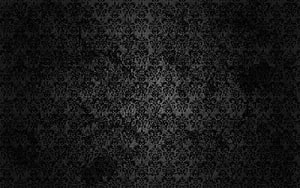 Dark Grunge Damask Pattern with Vintage Floral Motifs and Distressed Texture HD wallpaper