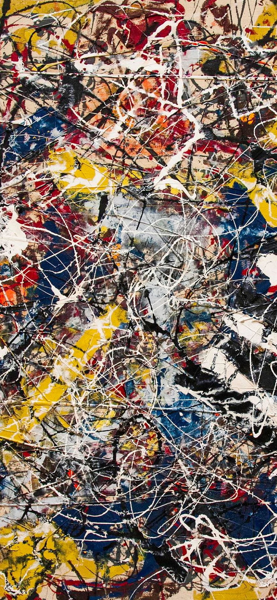 Jackson Pollock Number 17A Abstract Expressionist Drip Painting HD phone wallpaper