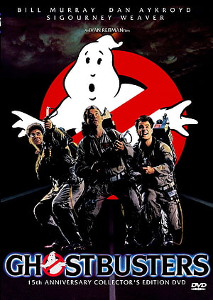 Ghostbusters 1984 Movie Poster Featuring Bill Murray Dan Aykroyd and Sigourney Weaver HD phone wallpaper