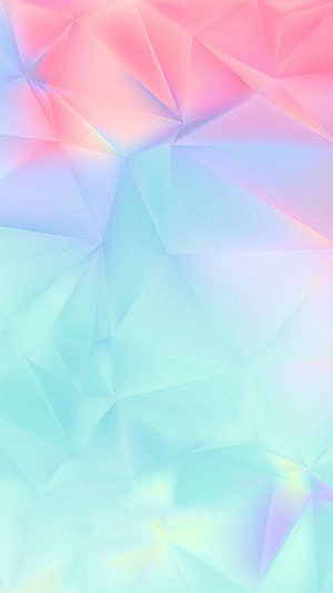 Soft Pastel Geometric Low Poly Abstract Background with Pink and Blue Gradient HD phone wallpaper
