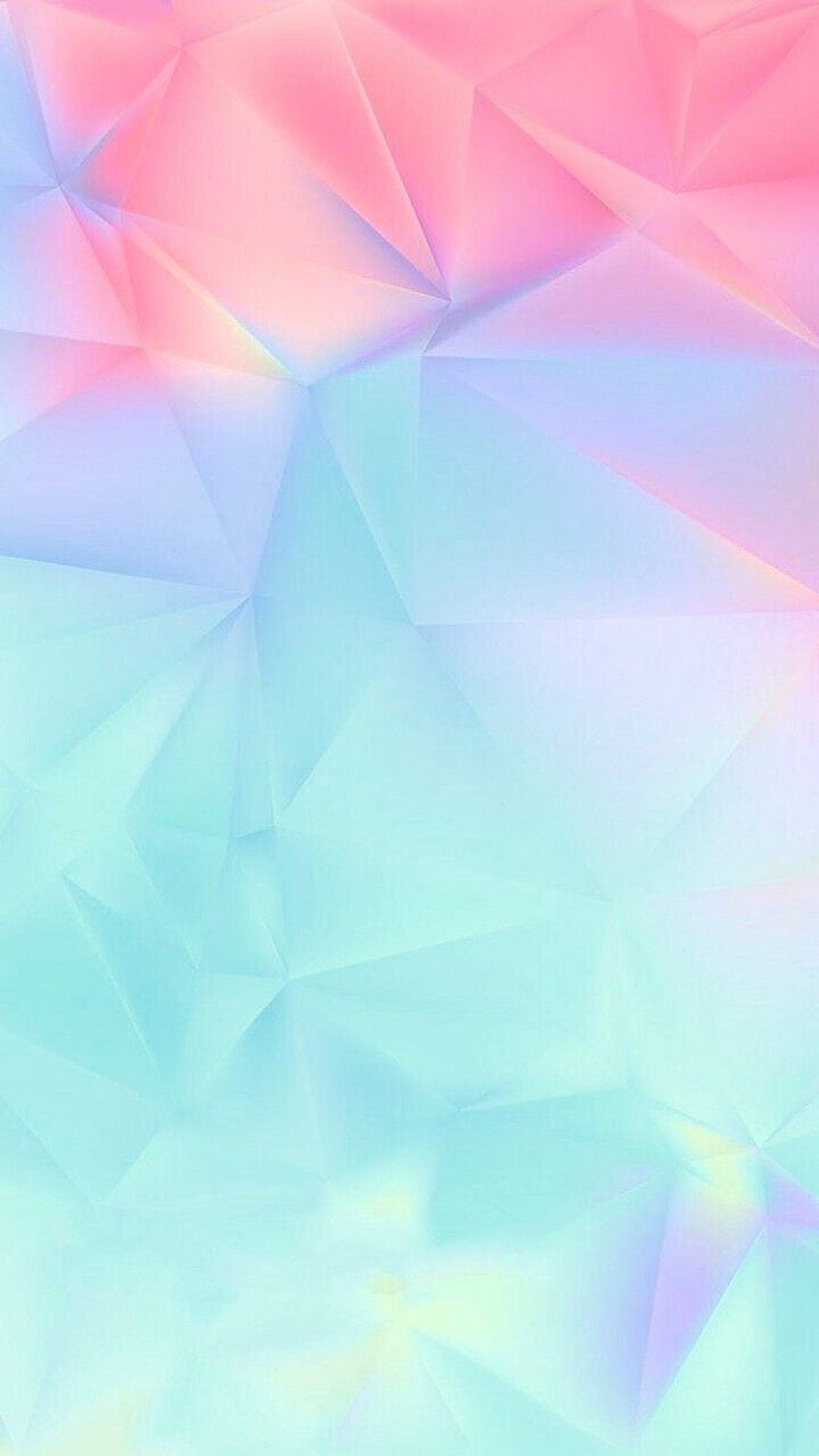 Soft Pastel Geometric Low Poly Abstract Background with Pink and Blue Gradient HD phone wallpaper