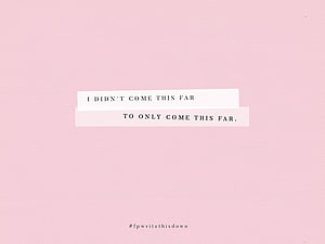 Minimalist Pink Aesthetic Quote Wallpaper with Inspirational Text on White Strips HD wallpaper