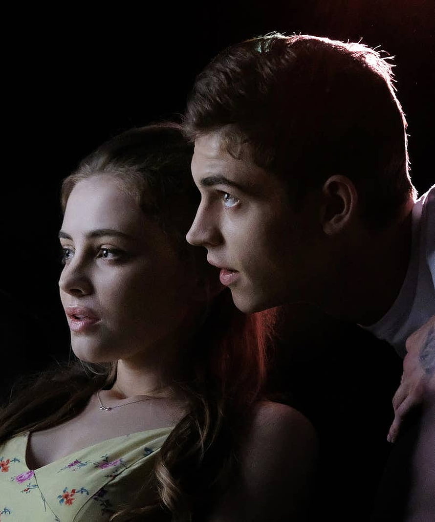 Hardin and Tessa from After in a moody cinematic profile portrait HD phone wallpaper