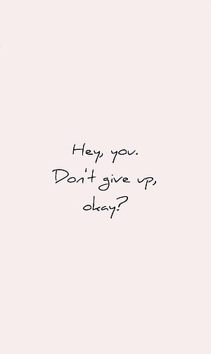 Handwritten Motivational Quote on Minimalist Beige Background HD phone wallpaper
