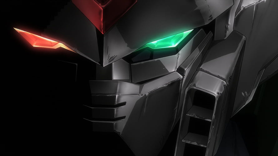 Gundam Seed Hellsing Close-Up with Glowing Red and Green Eyes HD wallpaper