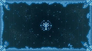 The Legend of Zelda Breath of the Wild Sheikah Slate Constellation Background HD wallpaper