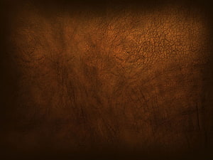 Dark Brown Cracked Leather Texture with Warm Vignette and Aged Surface Details HD wallpaper