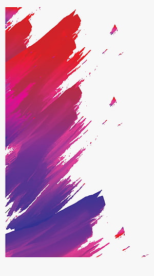 Vibrant Abstract Brush Stroke Gradient in Red, Pink, and Purple on White Background HD phone wallpaper