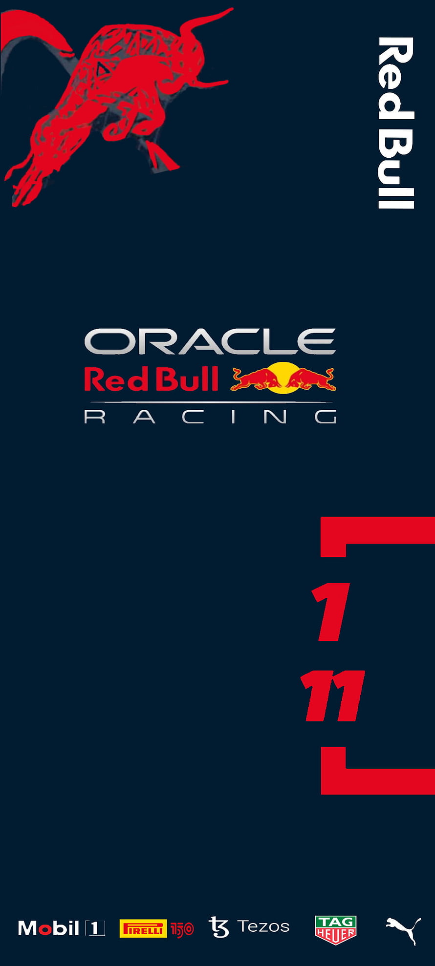 Oracle Red Bull Racing 2022 Season Livery Design with Sponsor Logos HD phone wallpaper