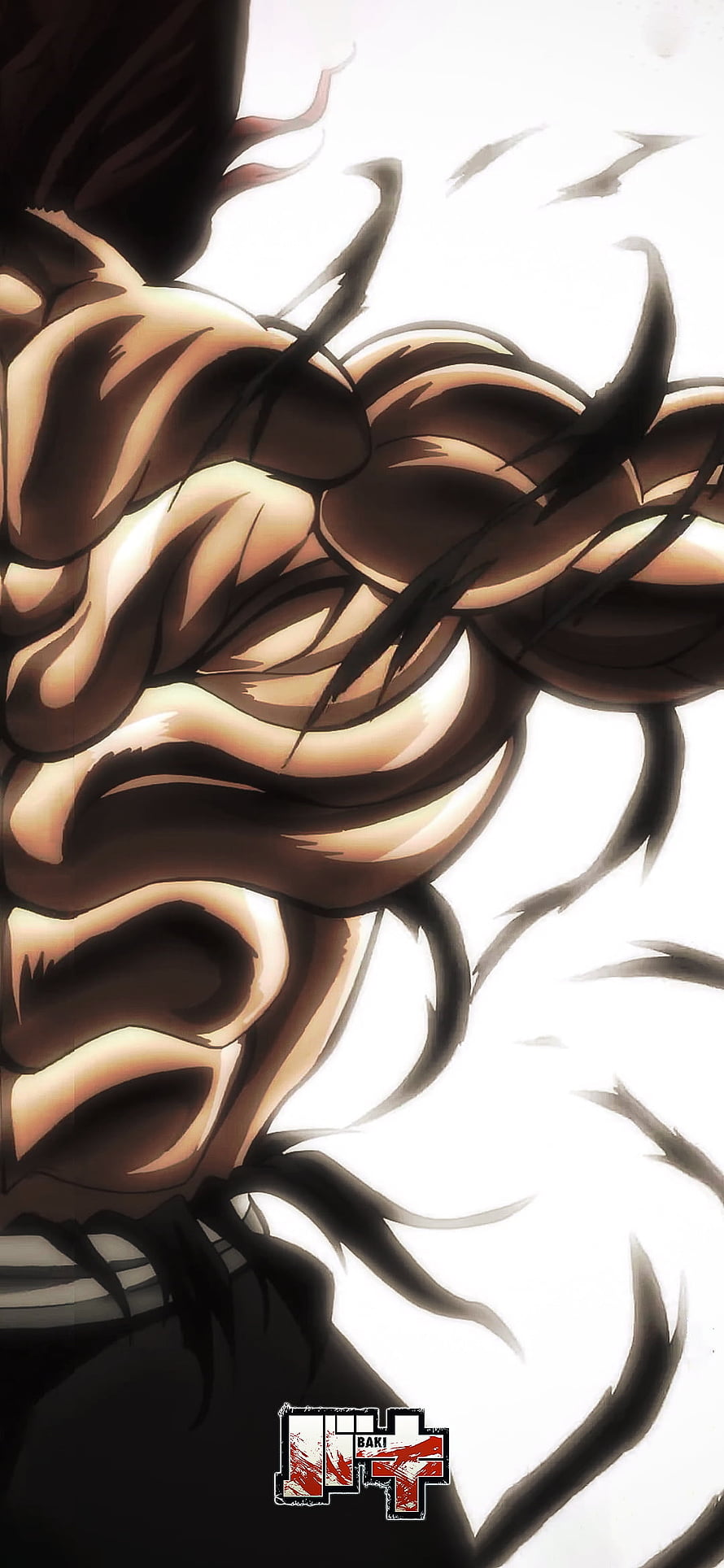 Yujiro Hanma Baki Anime Character Muscular Torso and Intense Expression HD phone wallpaper