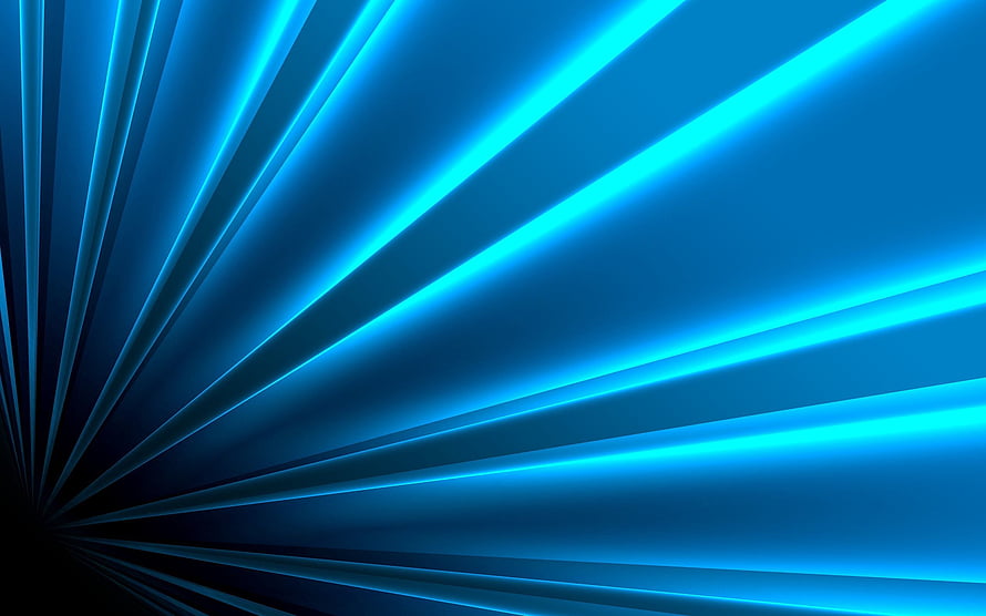 Radiant Blue Light Rays Abstract Geometric Background HD wallpaper